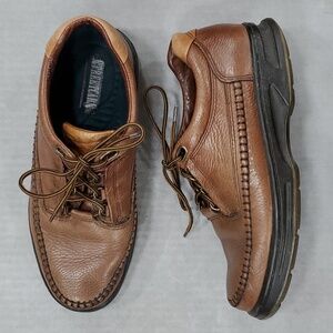 Streetcars casual shoes men's size 8 brown leather lace up
